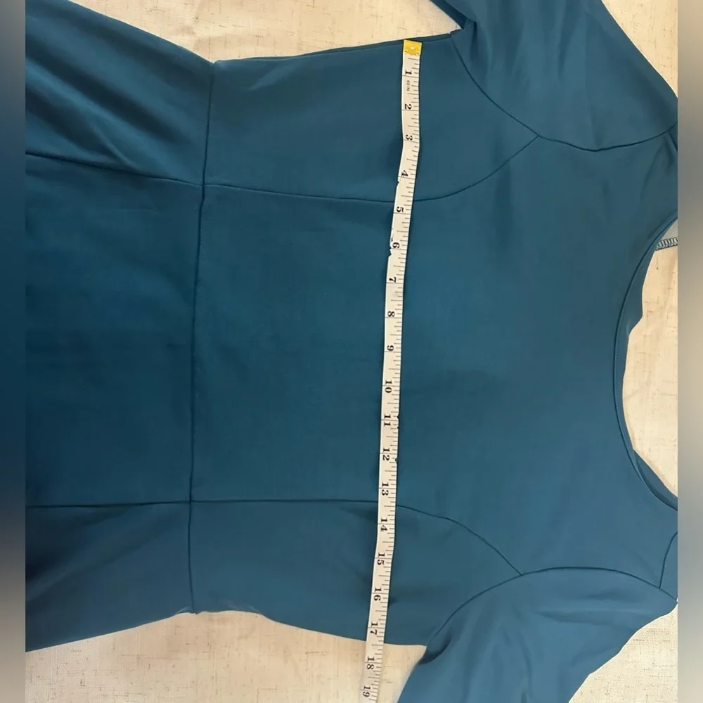 Ann Taylor Factory Blue Sheath Midi Dress 💙 - Picture 8 of 11
